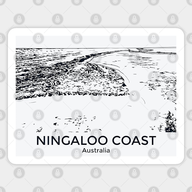 Ningaloo Coast - Australia Magnet by Lakeric